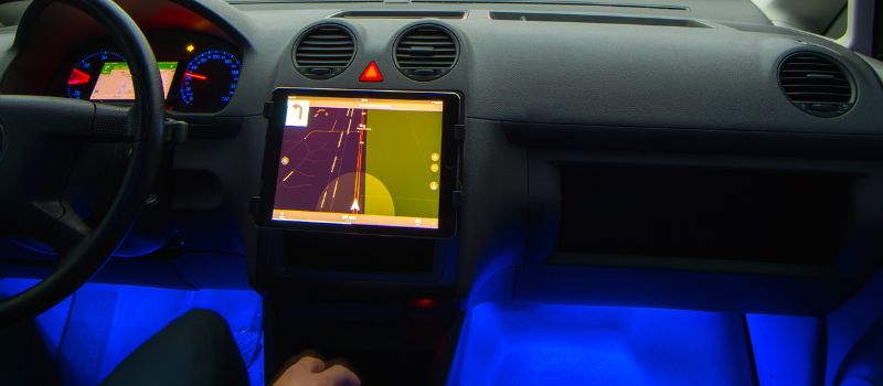 Tesla Autopilot Map Screen